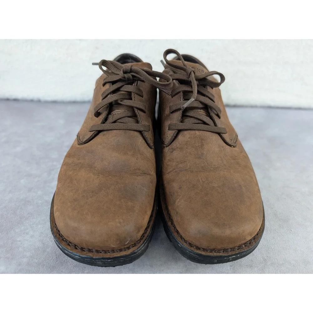 Rockport Mens Rebound Brown Leather Lace Up Oxford Shoes APM30205 Size 10M